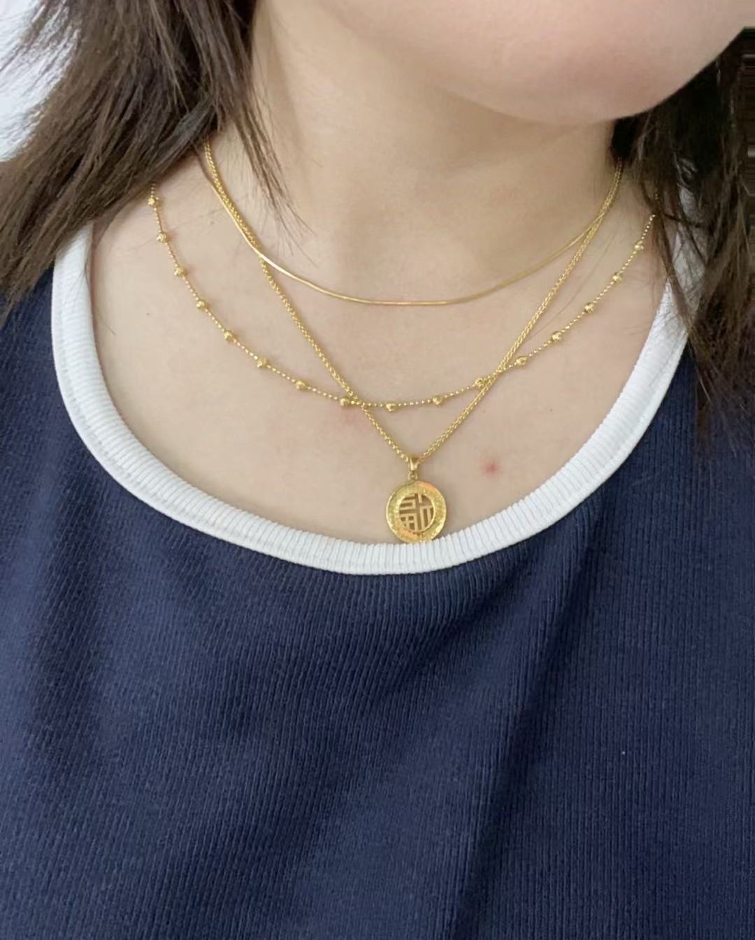 希 正品时尚百搭经典款文创创意项链