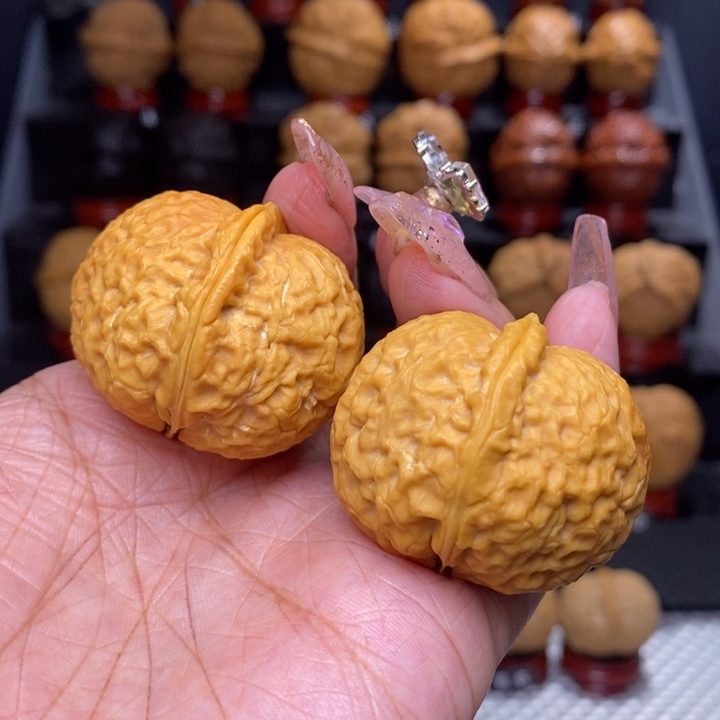 文玩核桃把件石奎元宝43号