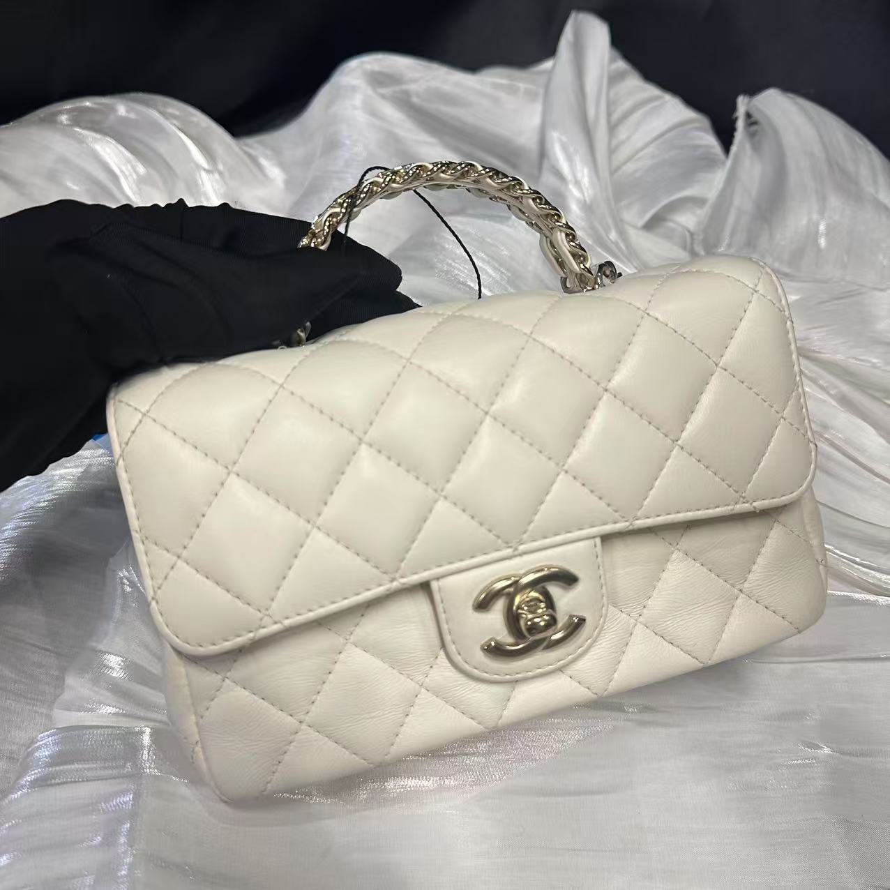 95新 Chanel/香奈儿 伦老板/95新/香奈儿23a水钻手柄