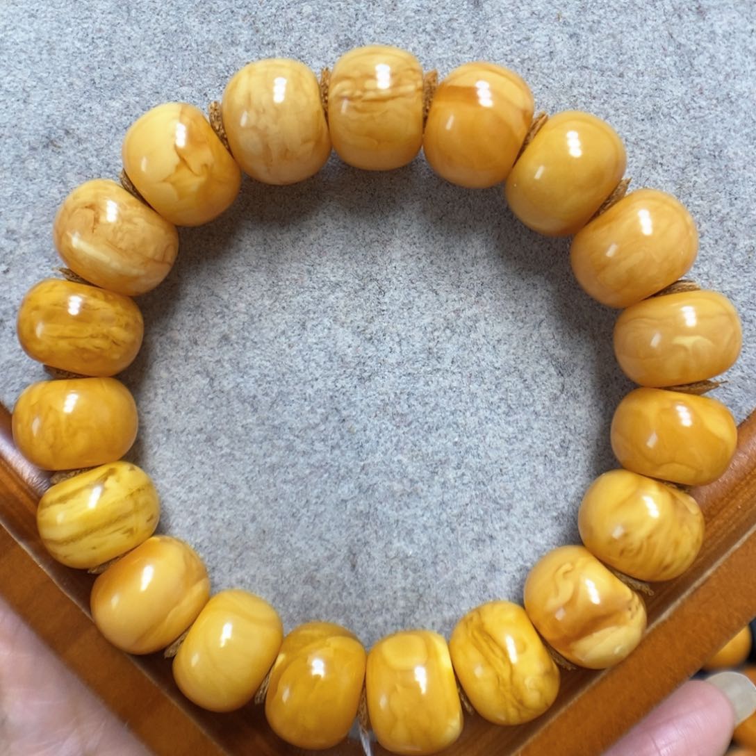 蜜蜡手串未镶嵌蜜蜡