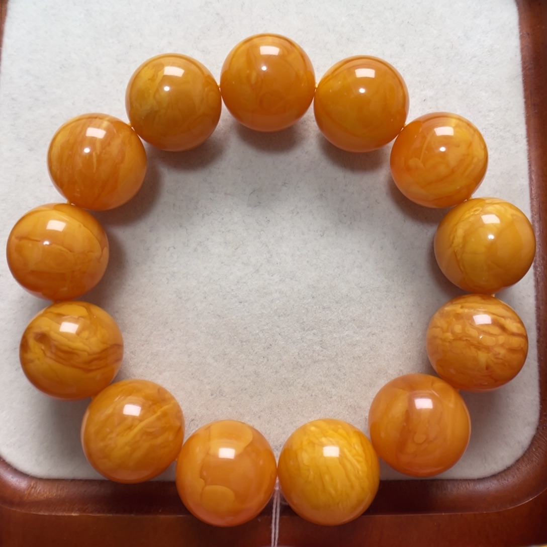 蜜蜡未镶嵌手串蜜蜡