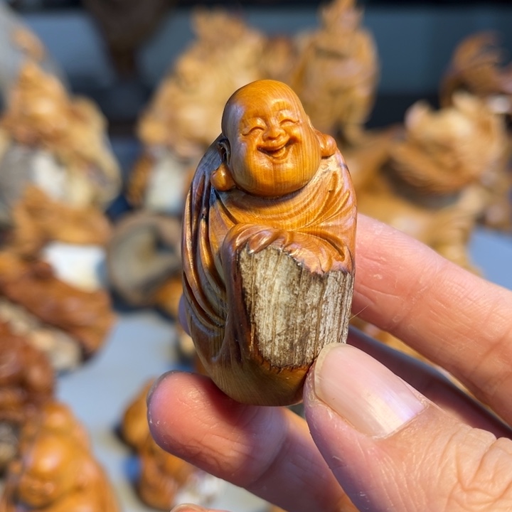 柏木（崖柏）根雕工艺摆件