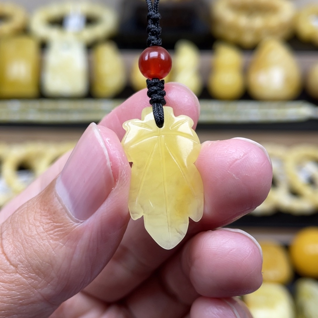 琥珀裸石未镶嵌琥珀蜜蜡