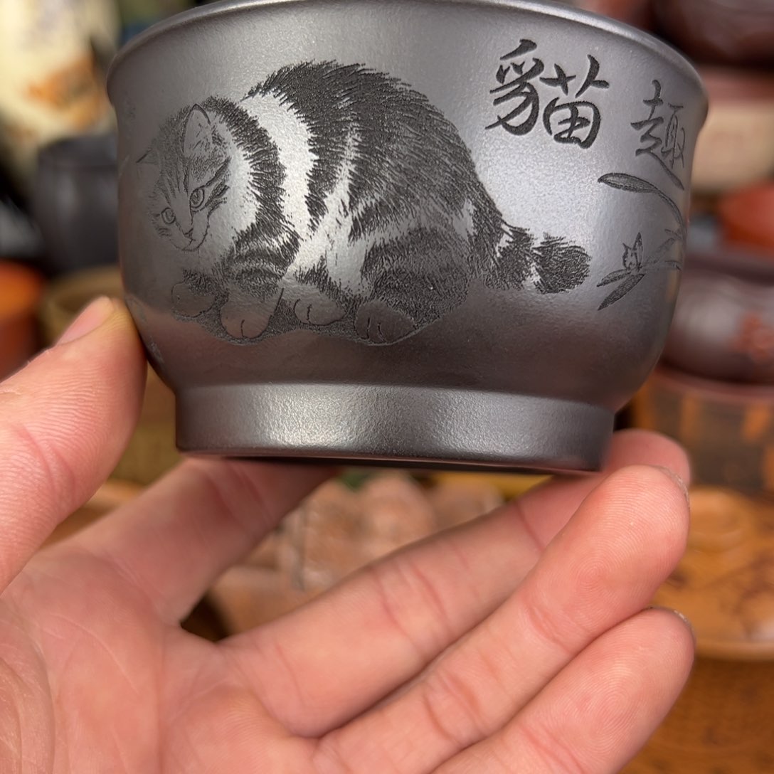 紫砂茶杯紫砂茶杯