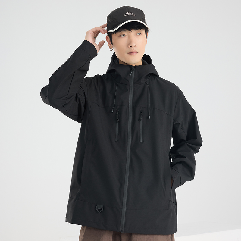 【新品！常规版】秋冬男女款三合一户外防风防泼水运动连帽冲锋外套