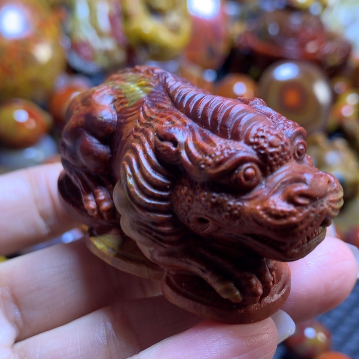 玛瑙/玉髓战国红手把未镶嵌