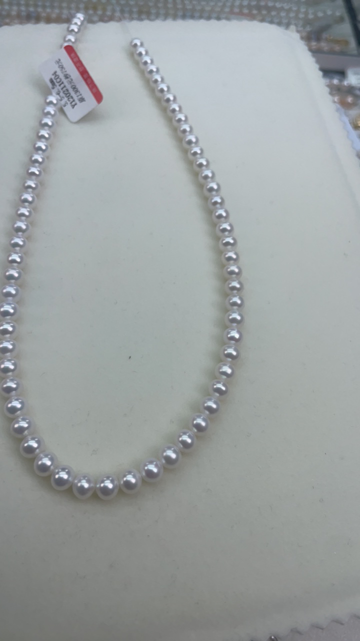 5.5-6.5极光近正圆冷白炫彩项链