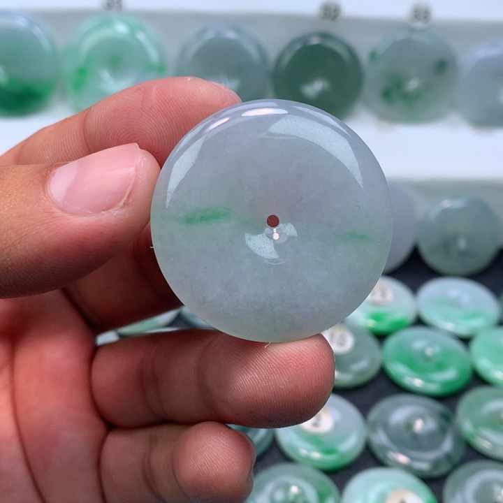 颈饰未镶嵌翡翠缅甸天然A货翡翠37.5/6.6