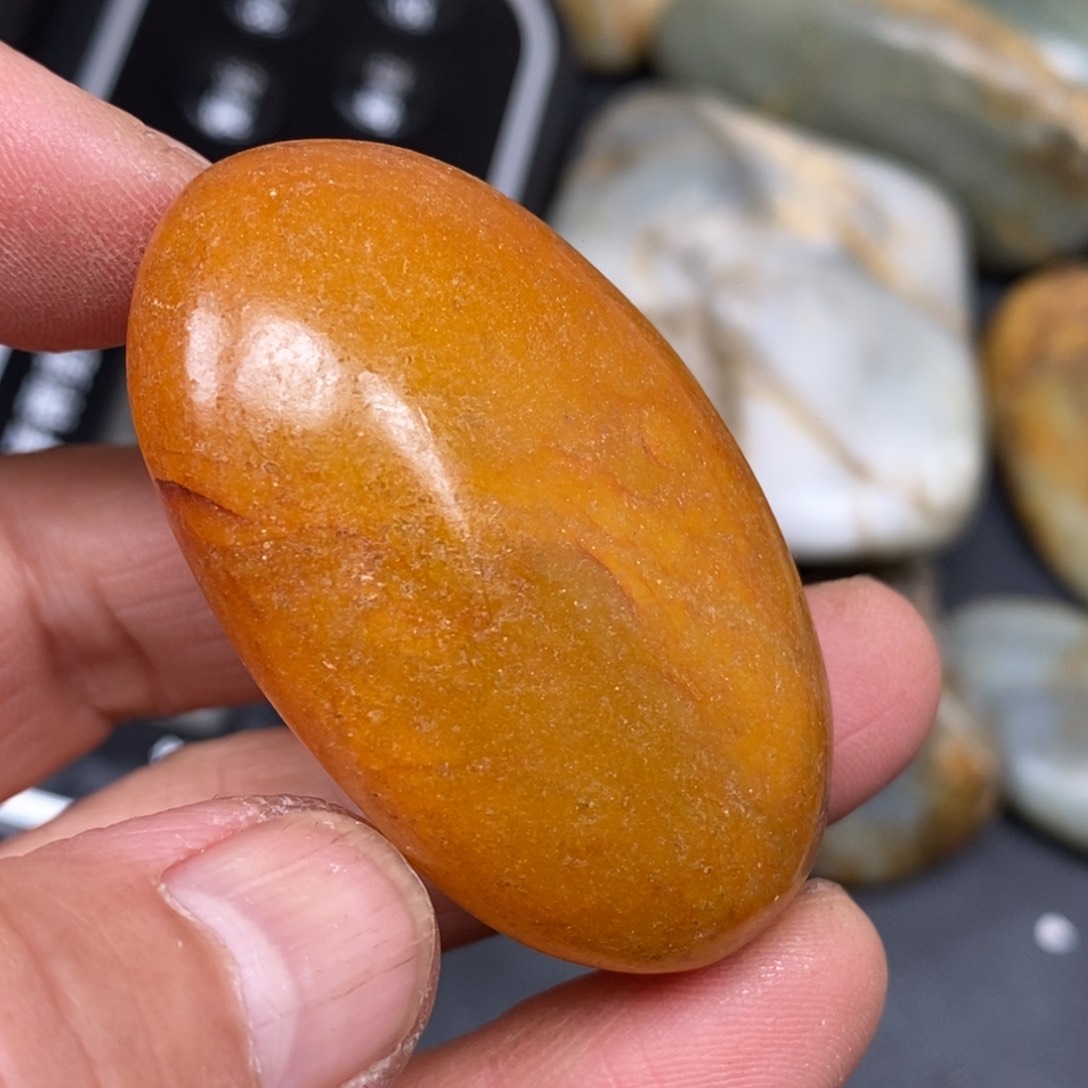 和田玉（糖玉）笔搁未镶嵌