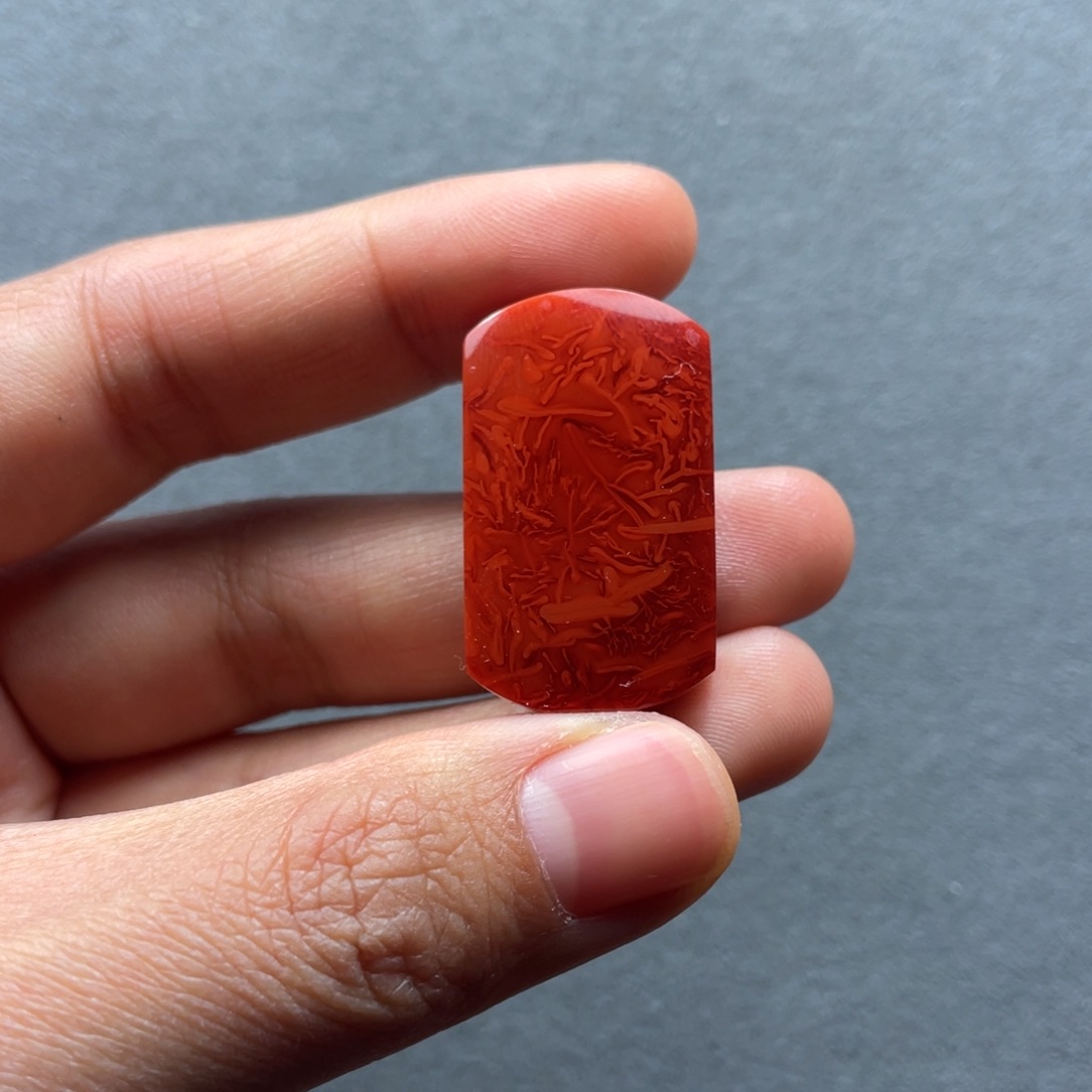 南红玛瑙配饰未镶嵌29.8mm