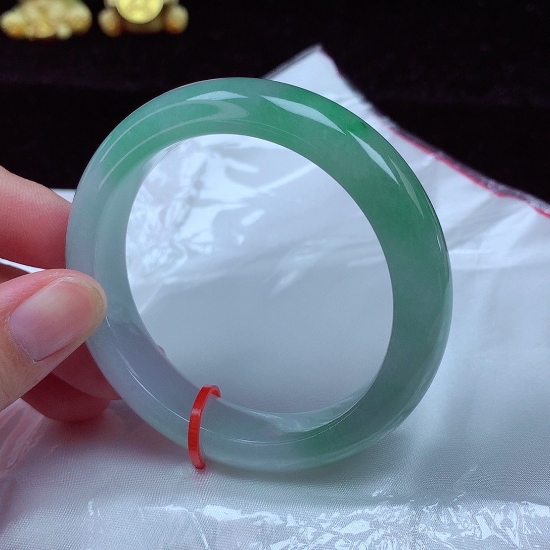 未镶嵌手镯翡翠55圈