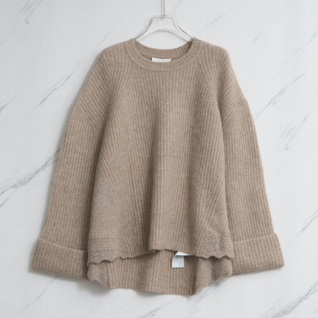 全新未使用 3.1 Philliplim 【瑞池女装】钩花宽松针织衫PLGU00023