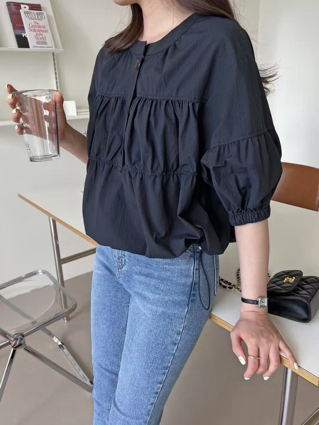 韩国正品新款减龄衬衫