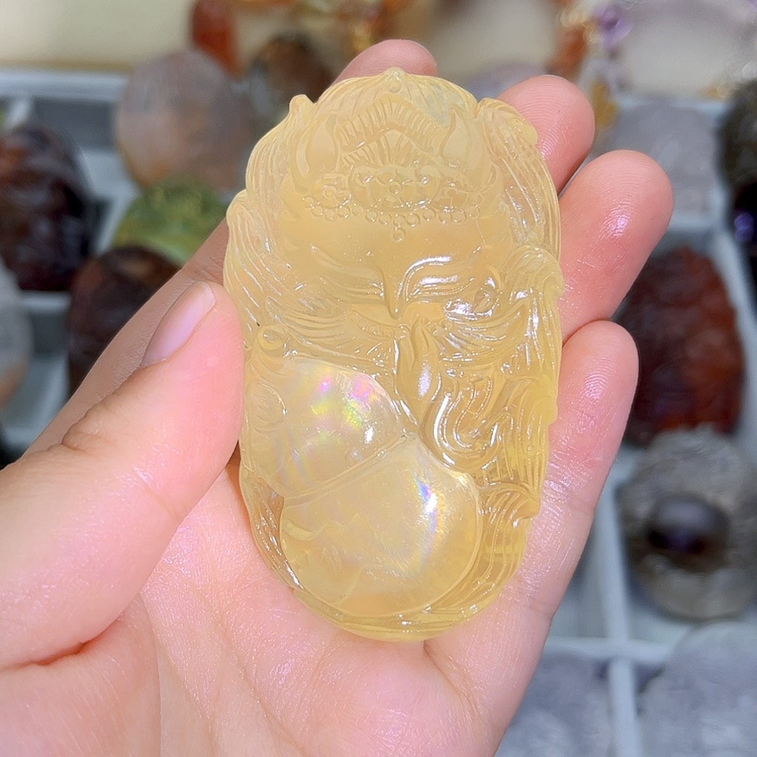 水晶吊坠(不含链)未镶嵌