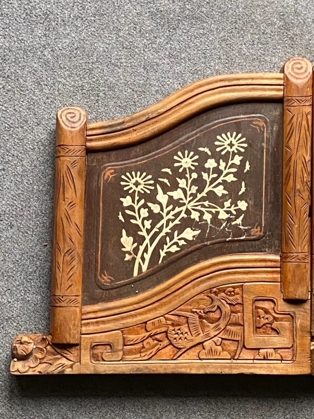 老木雕老挂件一对26号链接