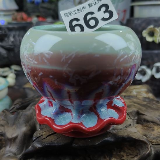 景德镇手工高温陶瓷：内口7高9