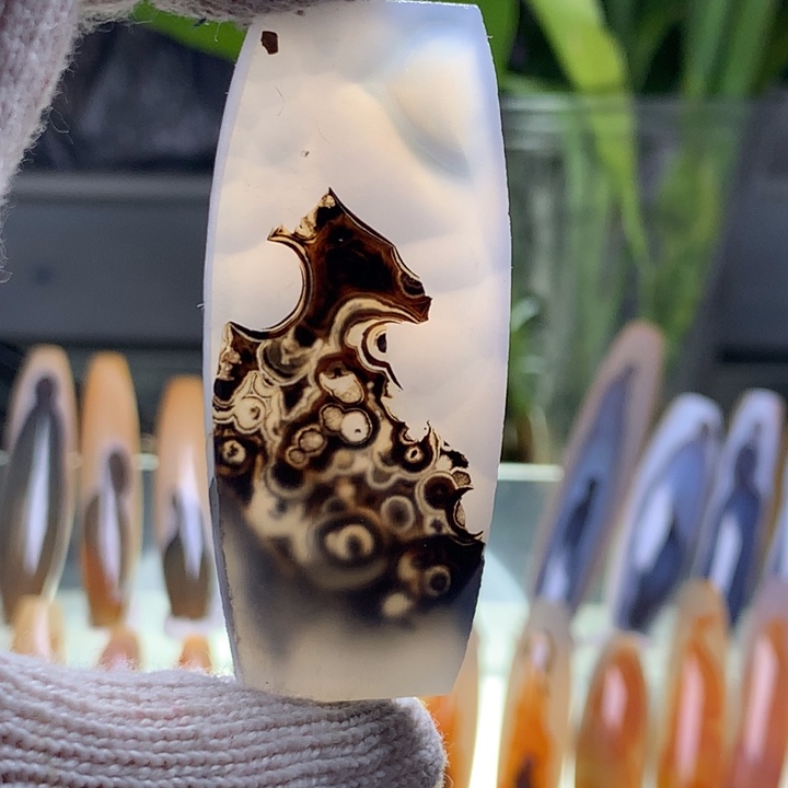 未镶嵌玛瑙/玉髓珠宝半成品160