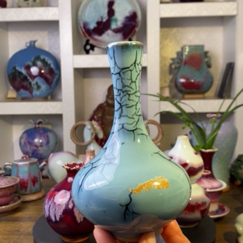 瓷片禹州神后钧瓷原产地~