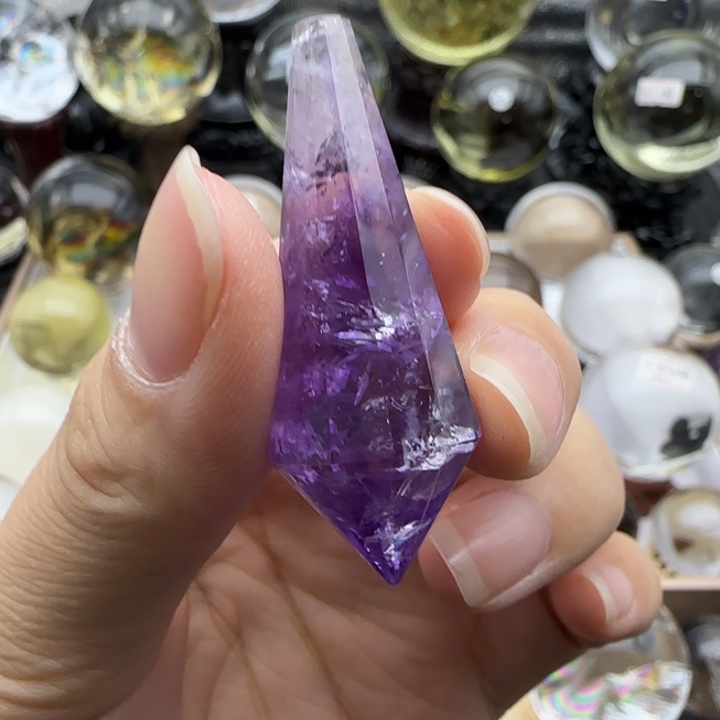 好****珠宝半成品未镶嵌水晶打孔不退货K9