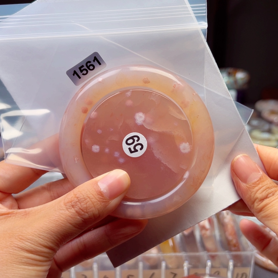 玛瑙/玉髓手镯未镶嵌ღ****