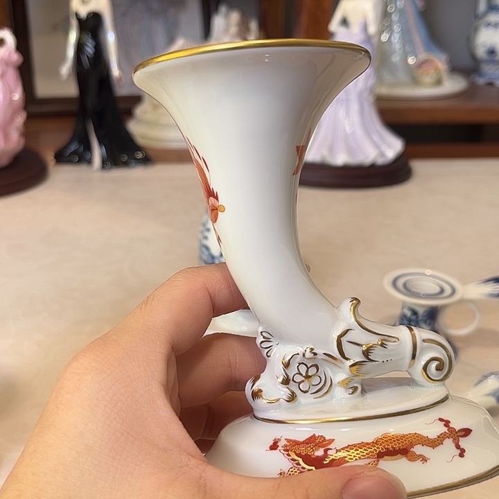 杯欧洲中古瓷器摆件