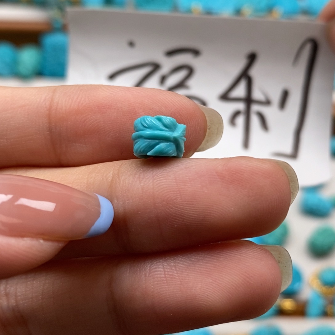 绿松石未镶嵌颈饰