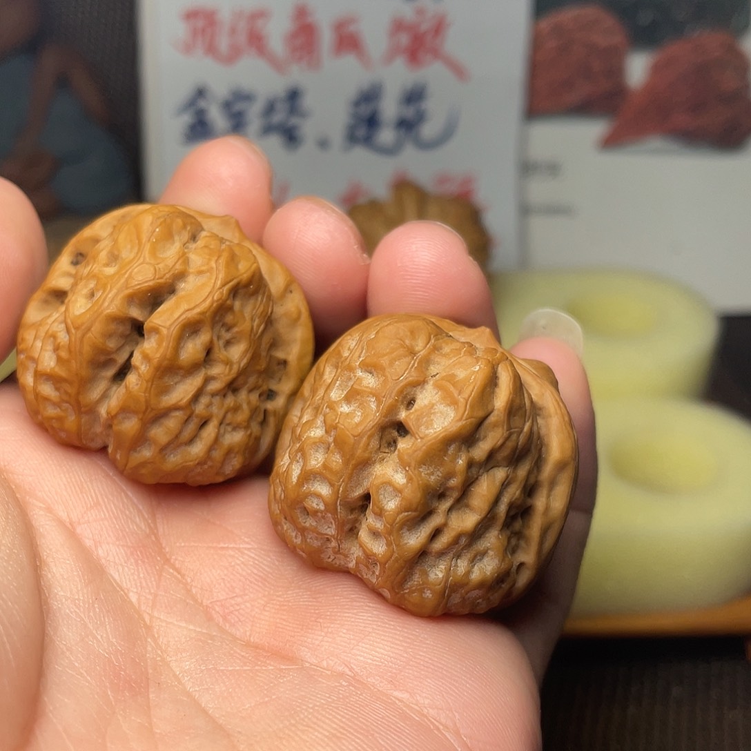 文玩核桃把件35mm青蛙