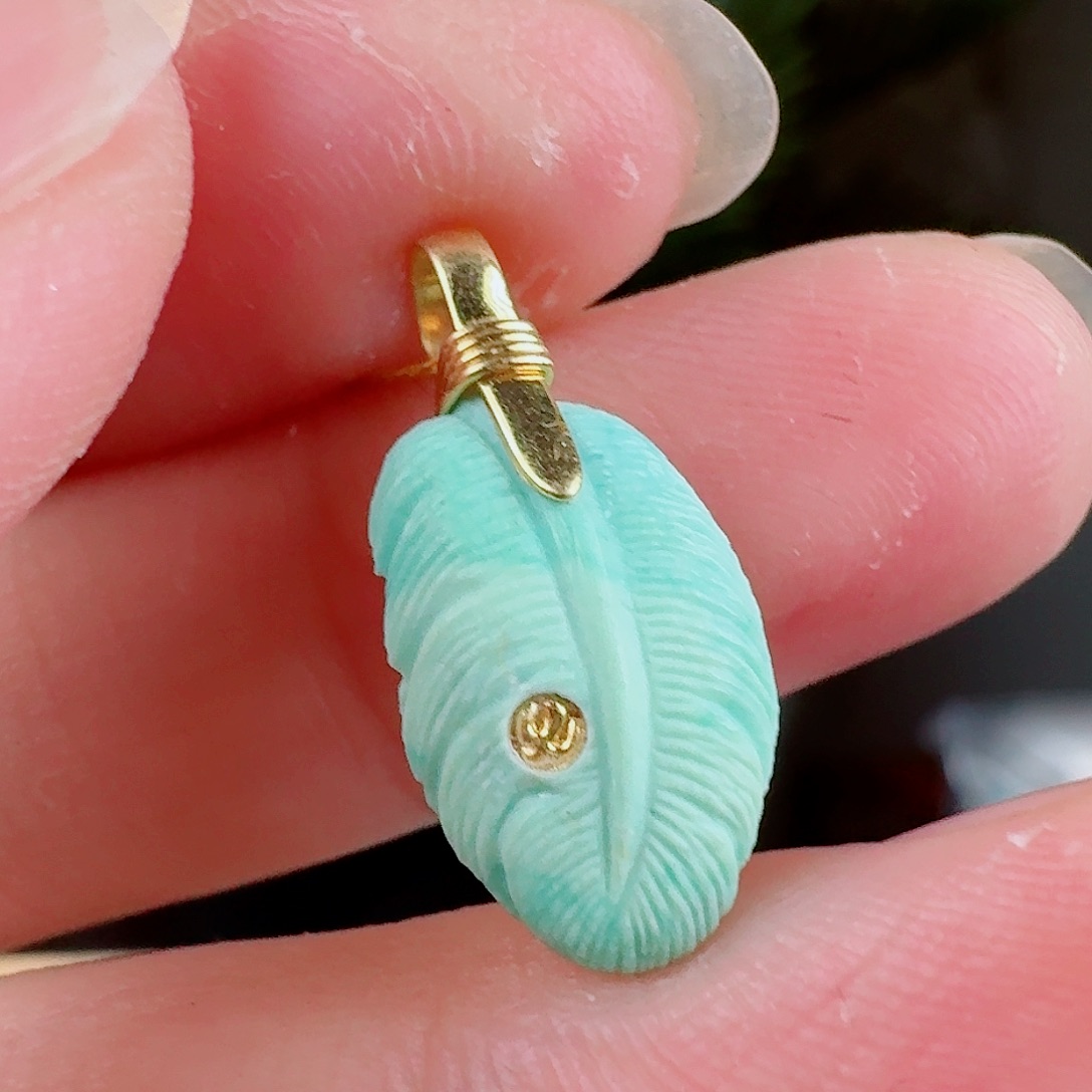 绿松石珠宝奇石未镶嵌