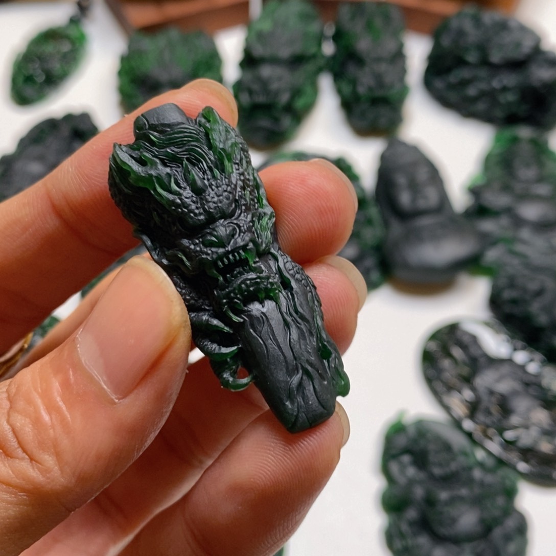 定制翡翠未镶嵌小****2天然A货翡翠Z