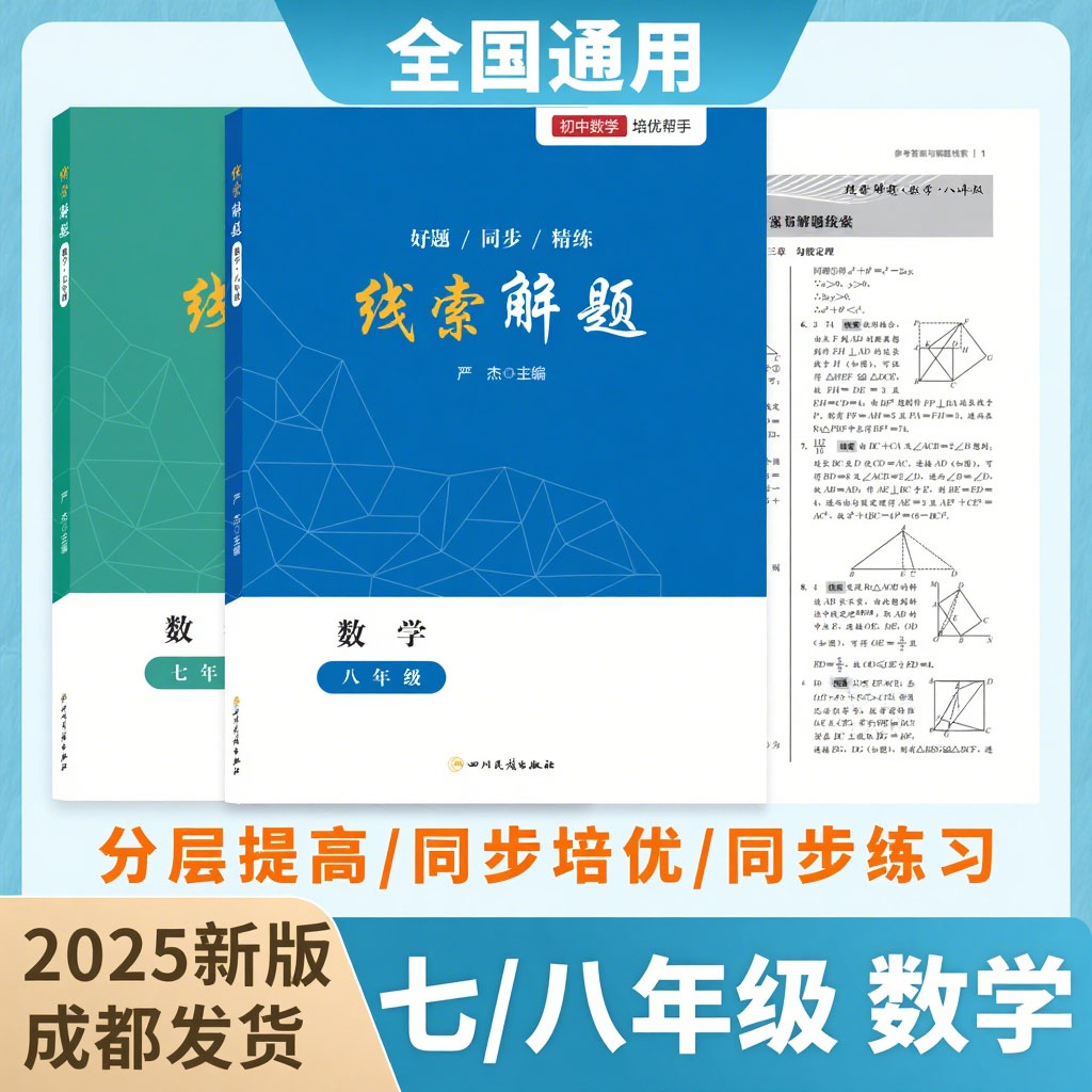 2025线索解题七八数北师通用精准赋能高效思维知识精练精析本解题