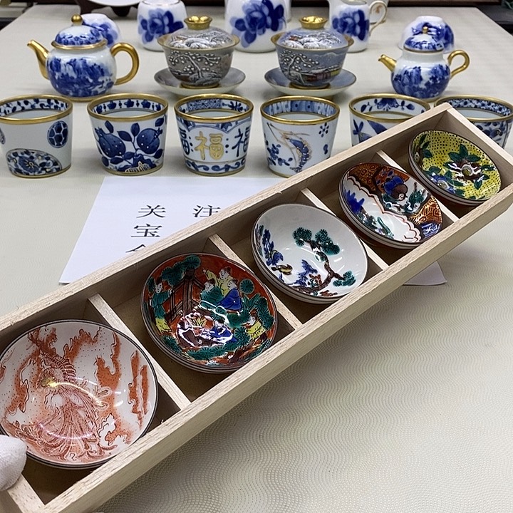 摆件口径7.5进口瓷器