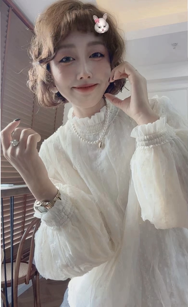 【822】爆款法式气质长袖时尚上衣冬季新洋气百搭打底小衫