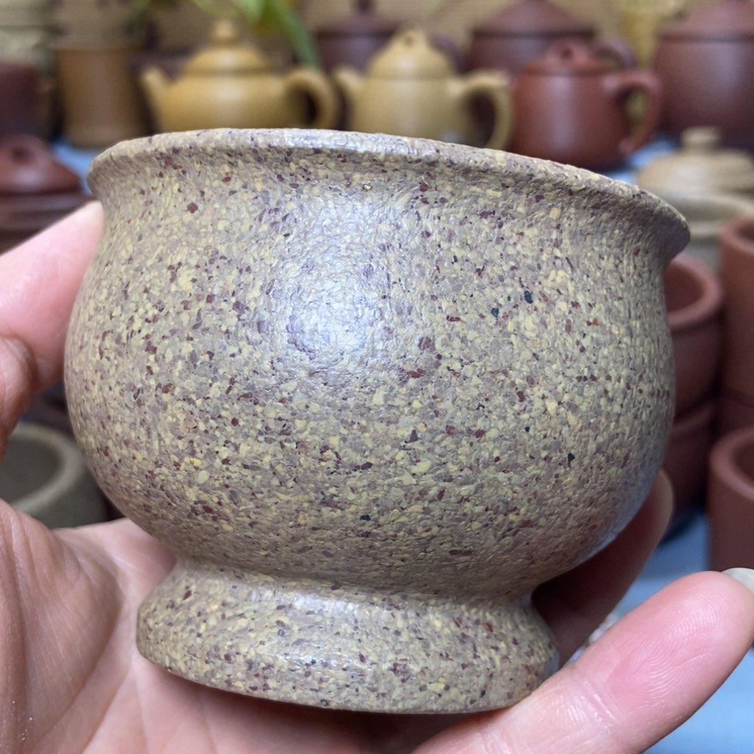 茶杯紫砂16目全砂手工泥200毫升