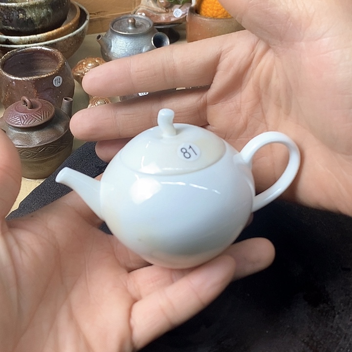杯手工粗陶、柴烧茶器