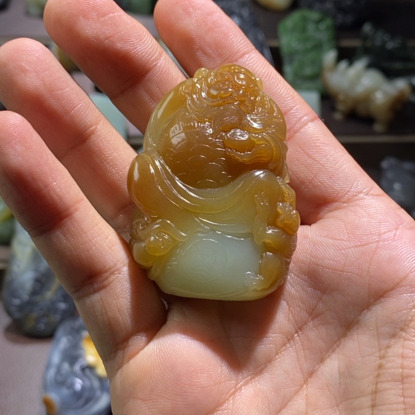 【闪购商品】和田玉挂件未镶嵌祖*