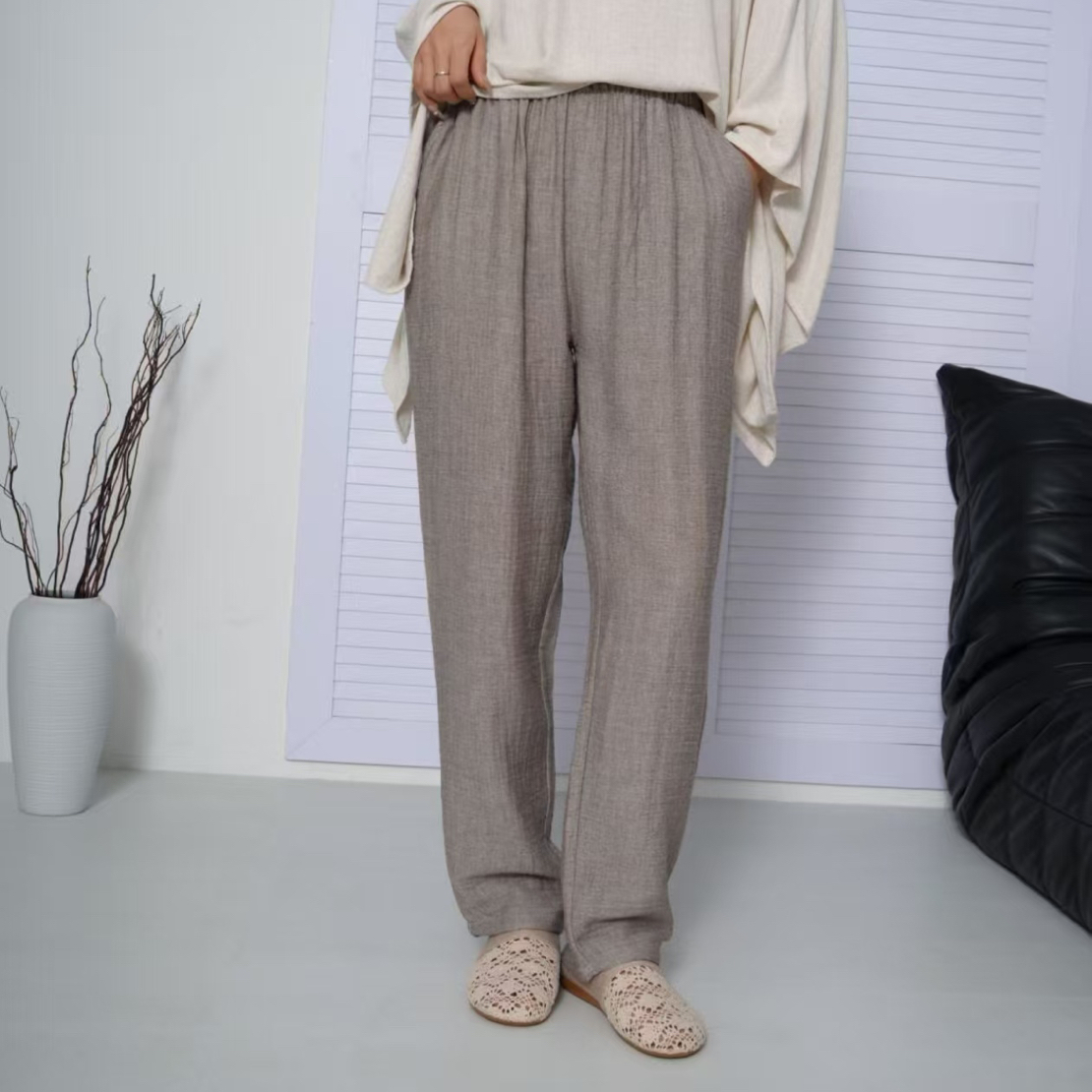 女士舒适时尚休闲氛围感长裤