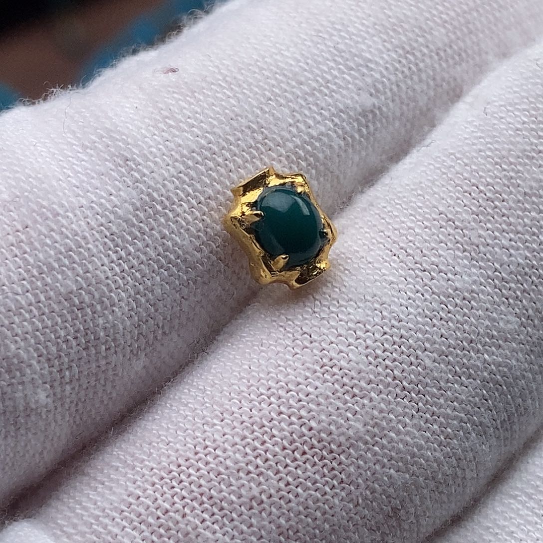 绿松石18K金镶嵌绿松石配饰