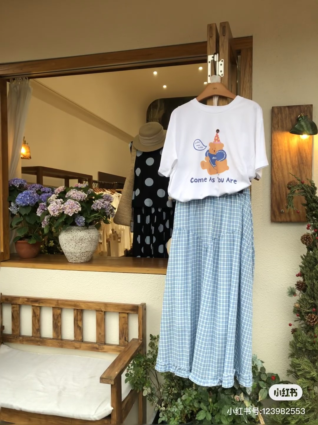 蛋糕小熊来喽-韩系短袖