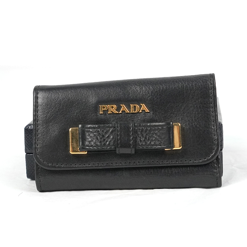 未使用 Prada/普拉达 钥匙包 黑色