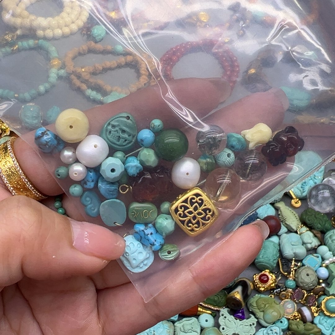 琥珀未镶嵌裸石配件配件