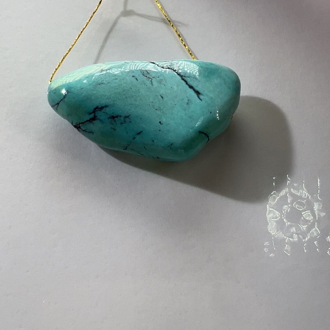 绿松石未镶嵌挂件
