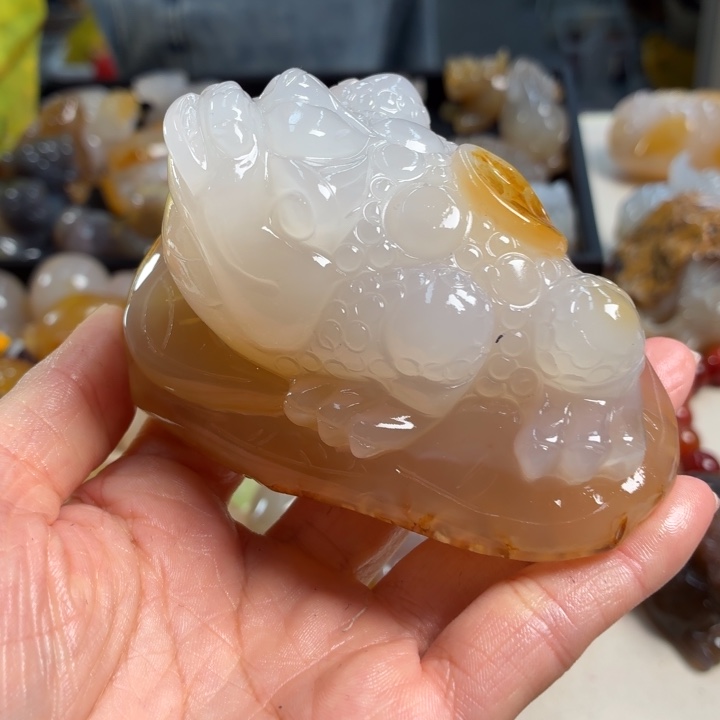 玛瑙/玉髓未镶嵌吊坠(不含链)