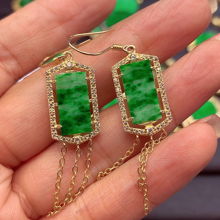 翡翠颈饰银S925镶嵌翡翠