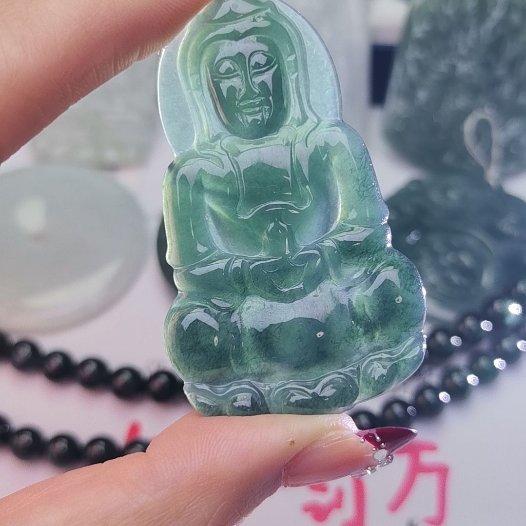 翡翠吊坠(不含链)未镶嵌天然的A货翡翠多样性发货