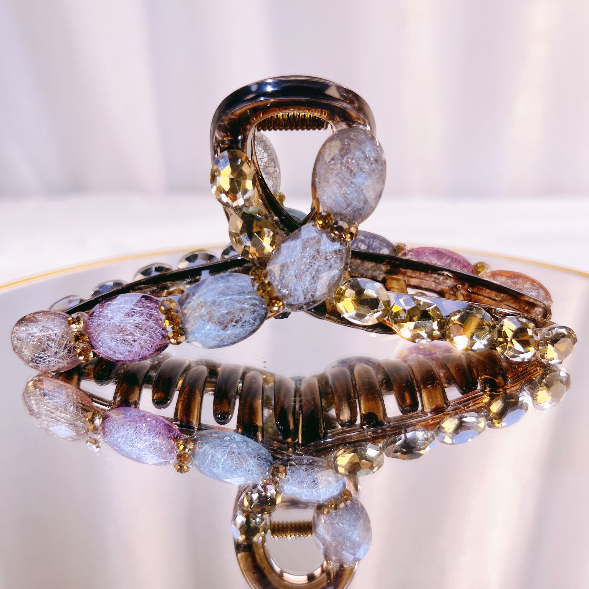 发夹温婉风女日式极简风简约韩版千金风优雅抓夹