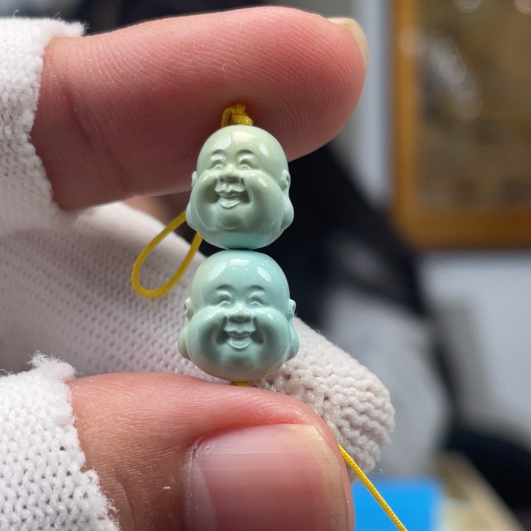 绿松石未镶嵌挂件