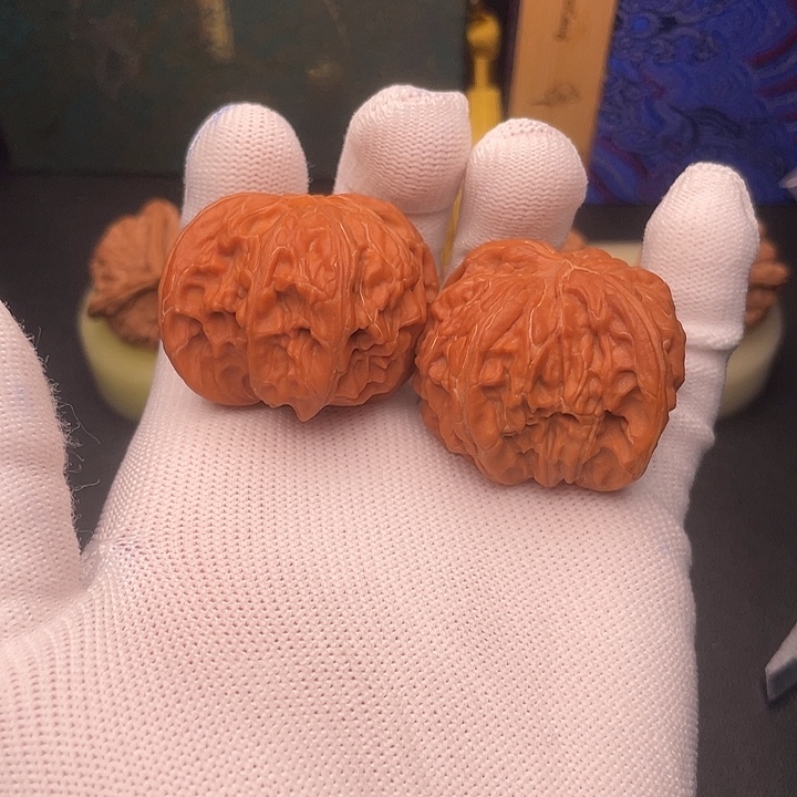 文玩核桃吊坠磨盘