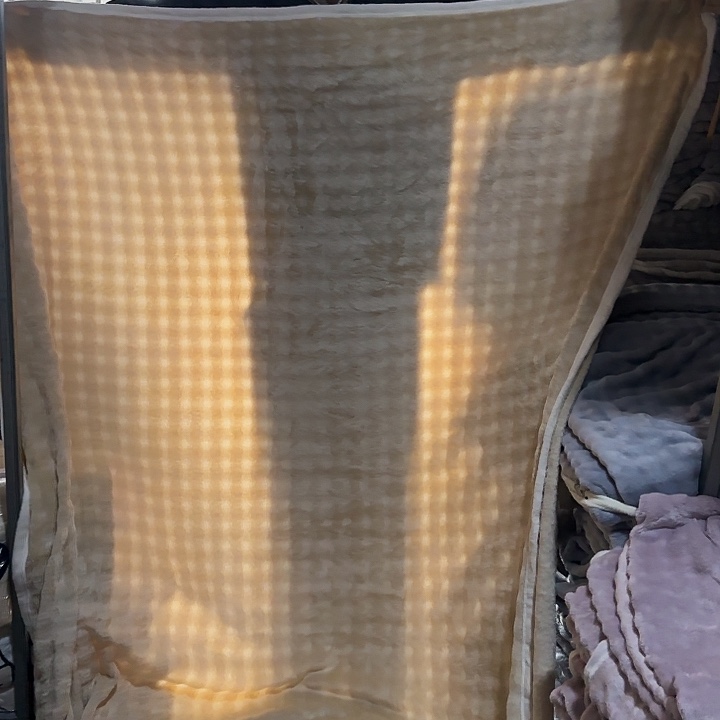 聚酯纤维泡泡tan泡泡毛毯0001