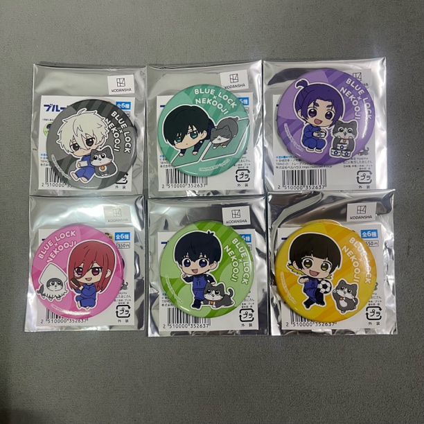 日谷蓝锁蓝色监狱联动转生成为猫的大叔系列徽章吧唧盲袋盲盒