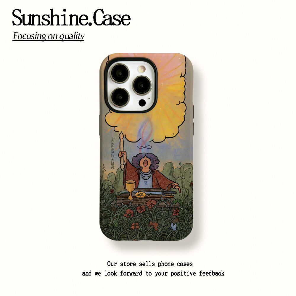 菲林二合一适用苹果华为vivo小米oppo手机壳许愿成功16PRO